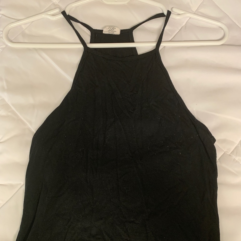 Black crop top